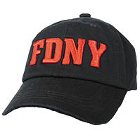 FDNY Black Embroidered Cap