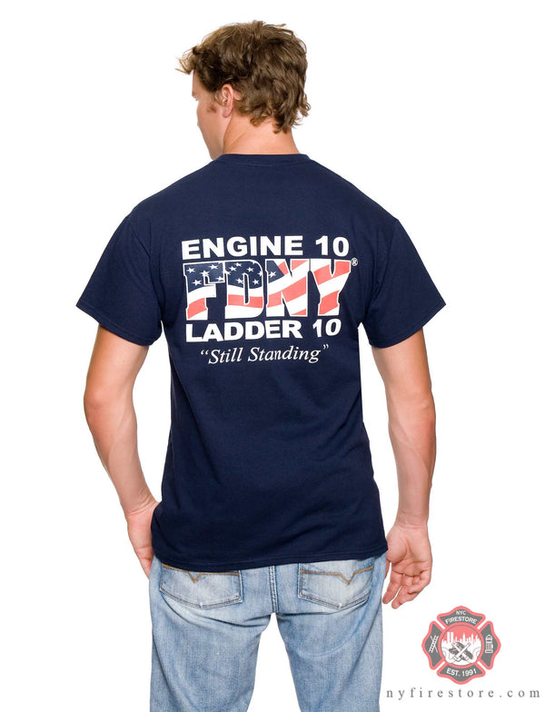 FDNY Ten House  Engine 10 / Ladder 10 Tee Shirt