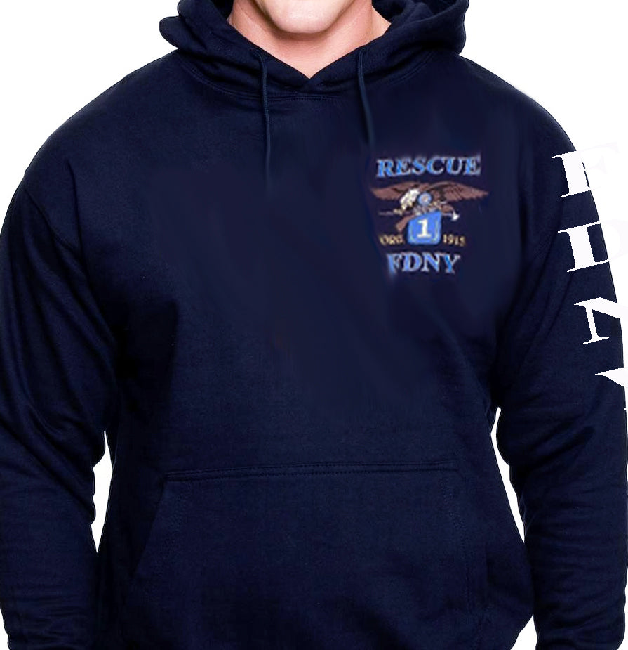 FDNY Rescue Hooded Sweatshirt - Main Image