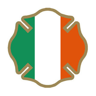 Irish Flag Maltese Cross Decal