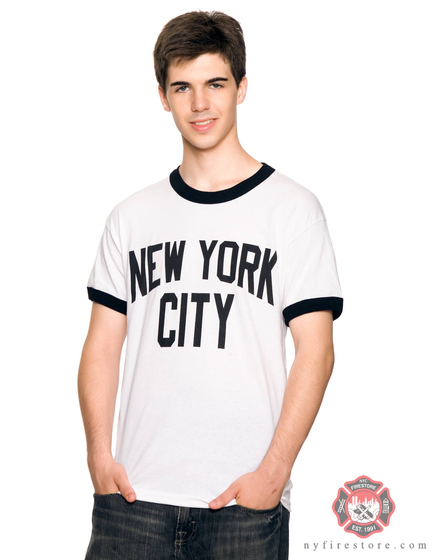 tale timeren Elegance John Lennon Style NYC T-Shirt