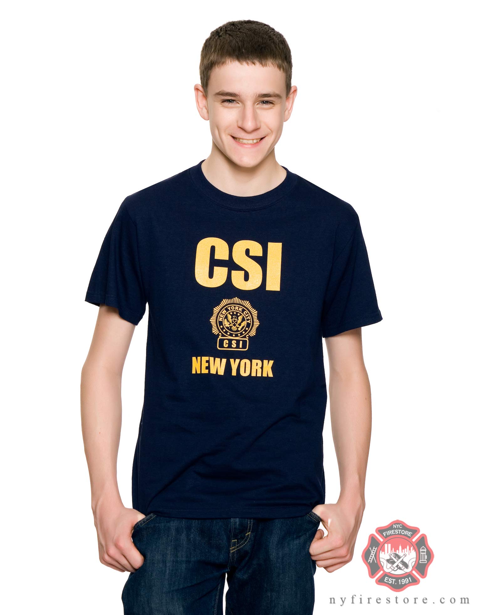 band assistent opretholde CSI T-Shirt Double Sided