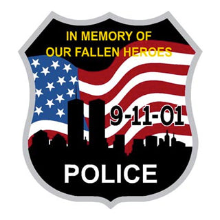 Police Department Fallen Heroes Decal