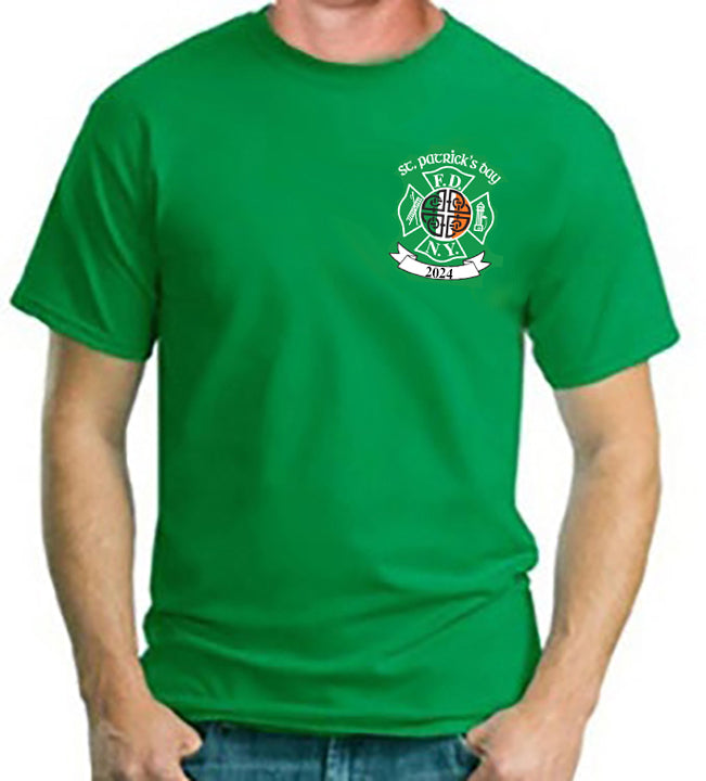 2024 Green FDNY St. Patrick's Day Tee