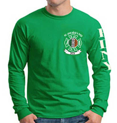 2024 FDNY St. Patrick's Day Long Sleeve Tee
