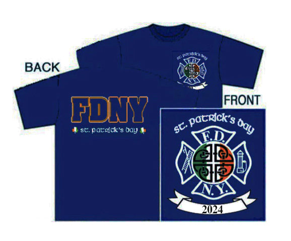 2024 Navy St. Patrick's Day Tee