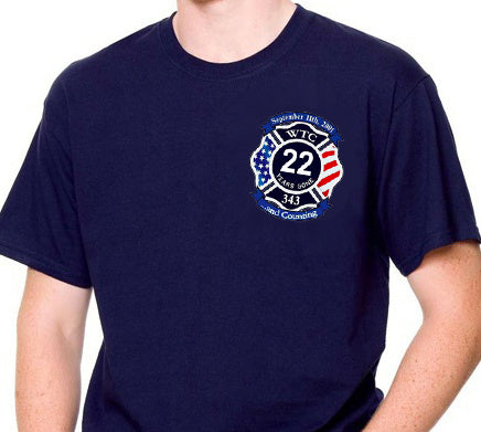 22 Years Gone WTC FIRE Memorial Tee