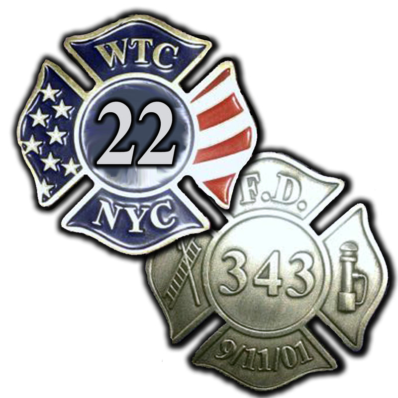 22nd WTC FIRE Memorial Challenge Coin