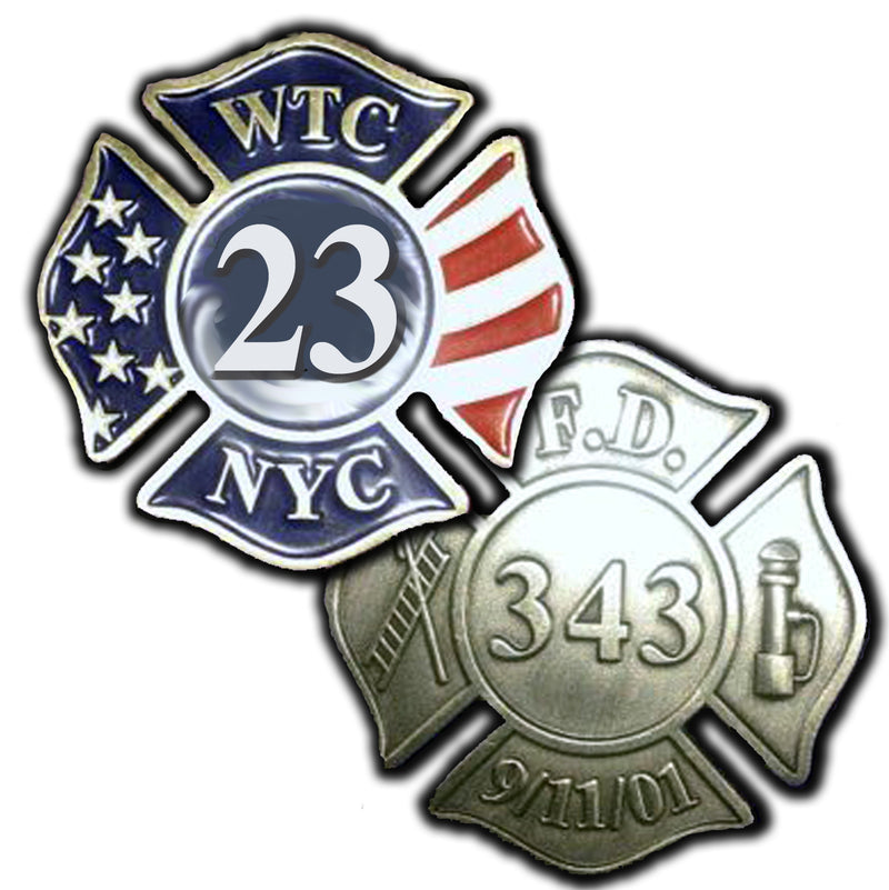 23rd WTC FIRE Memorial Challenge Coin
