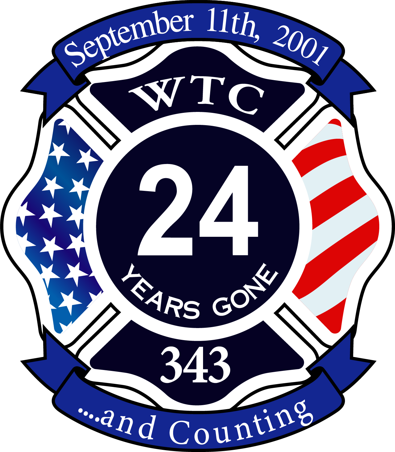 24th Anniversary WTC Memorial Decal