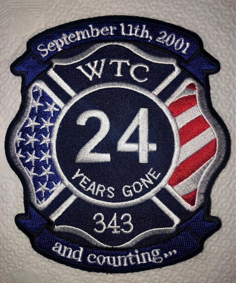 24th Anniversary WTC Fire Memorial Patch