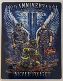 Angel Wings 25th Memorial Decal