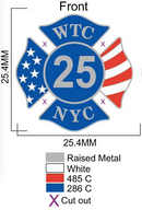 25th Anniversary WTC Maltese Lapel Pin