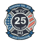 25th Anniversary WTC Fire Memorial Patch