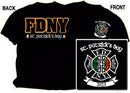 2023 Black FDNY Saint Patrick's Day Tee
