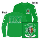 2023 Green FDNY Long Sleeve Saint Patrick's Day Tee