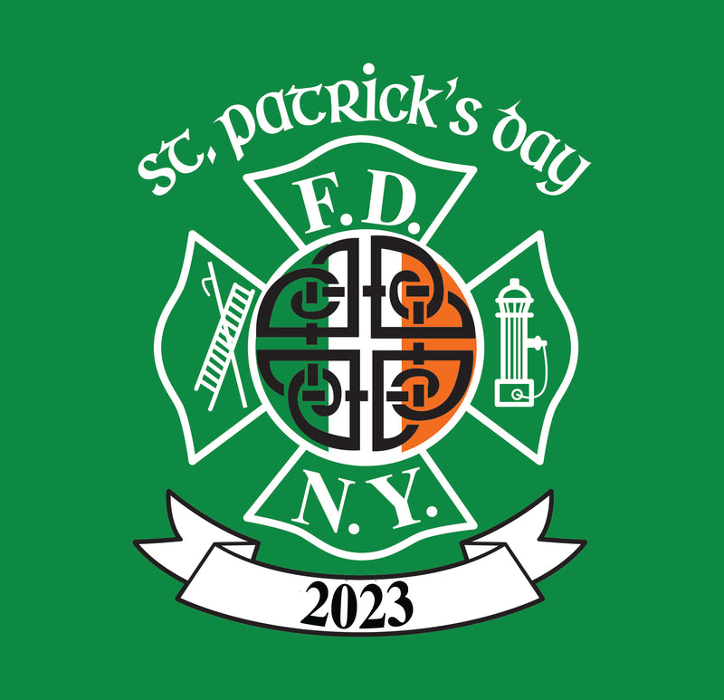 2023 Green FDNY Saint Patrick's Tee