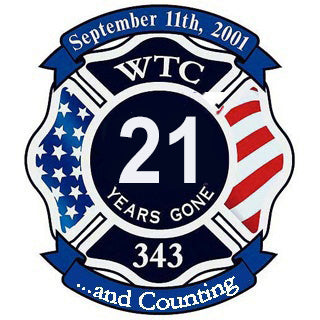 SALE - 21 Years Gone WTC FIRE Memorial Decal