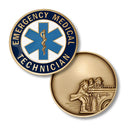 1.75" EMT Firefighter Coin