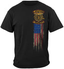Firefighter Double Flag Brotherhood Tee