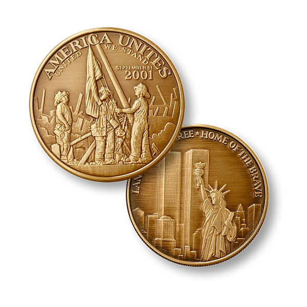 1.5" World Trade Center Firefighter Memorial Coin
