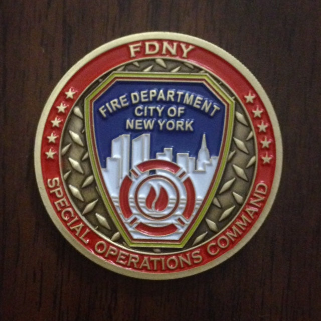 1.75" FDNY Special Operation Command SOC Coin