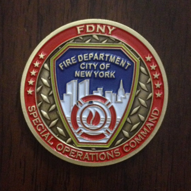 1.75" FDNY Special Operation Command SOC Coin