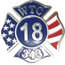 SOLD OUT - 1.75" 18th Anniversary World Trade Center FIRE Memorial Challenge Coin