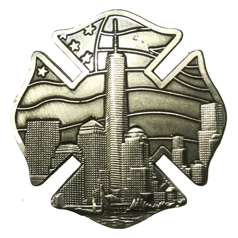 SOLD OUT - 1.75" 18th Anniversary World Trade Center FIRE Memorial Challenge Coin