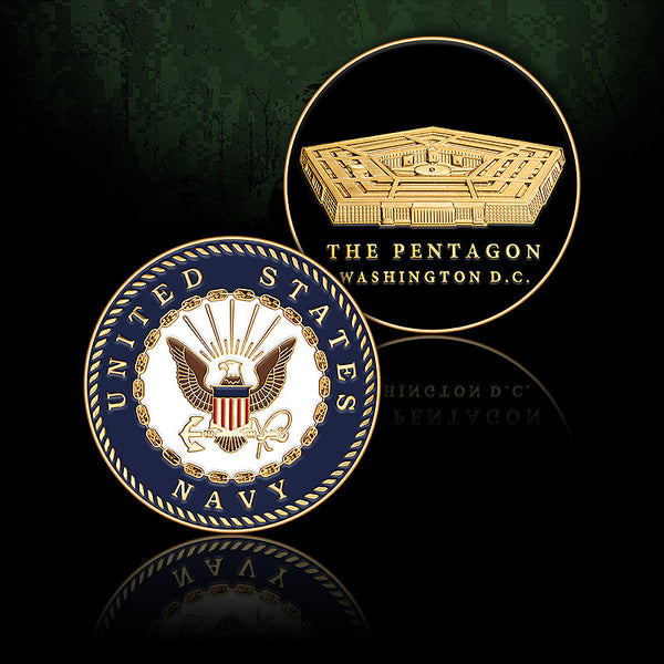 1.75" U.S. Navy Challenge Coin