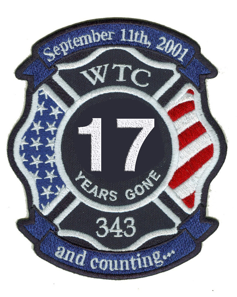 17 Years Gone FIRE Memorial Patch