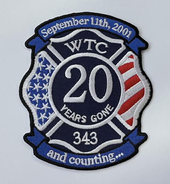 20 Years Gone WTC FIRE Memorial Patch