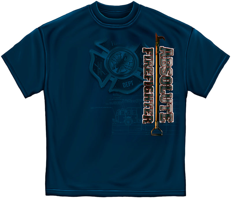 Absolute Firefighter Diamond Plate Tee