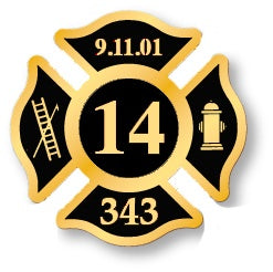 Black & Gold 14th Anniversary Decal