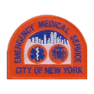 Retro Half Moon City of NY EMS Patch