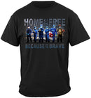 COVID-19 "Because of the Brave" Tee
