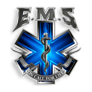 EMS On Call For Life Decals