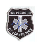 EMS Paramedic City of NY Shield Subdued Patch
