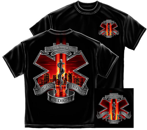 EMS Red Sky Memorial Tee Shirt