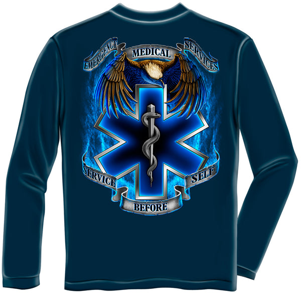 EMS Service Before Self Long Sleeve Tee