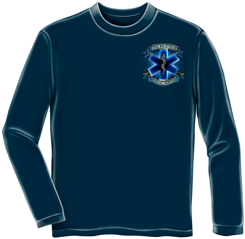 EMS Service Before Self Long Sleeve Tee