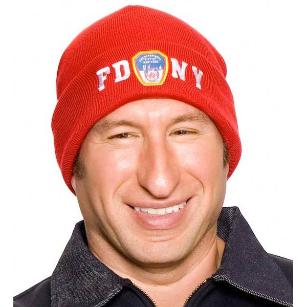 FDNY Red Acrylic Ski-Cap