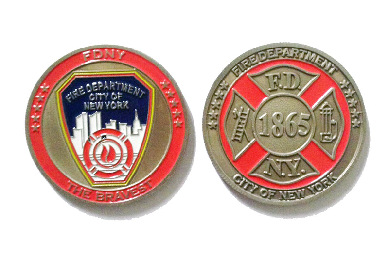 1.75" FDNY Challenge Coin