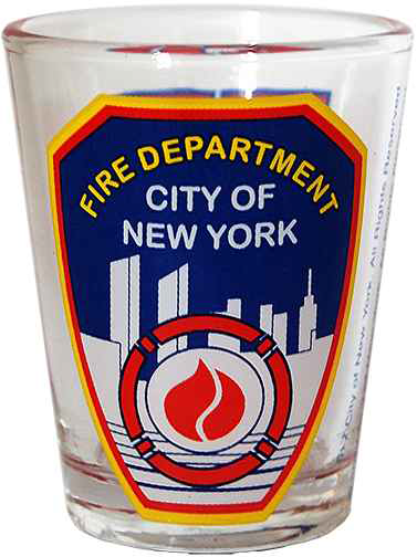 FDNY Clear Shot Glass