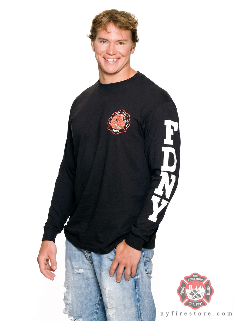 FDNY Engine 34 / Ladder 21 Hell's Kitchen Long Sleeve Tee Shirt