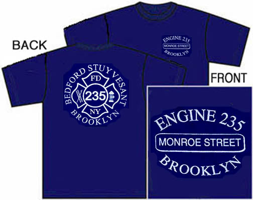 FDNY Engine 235 Bedford-Stuyvesant Brooklyn Tee Shirt