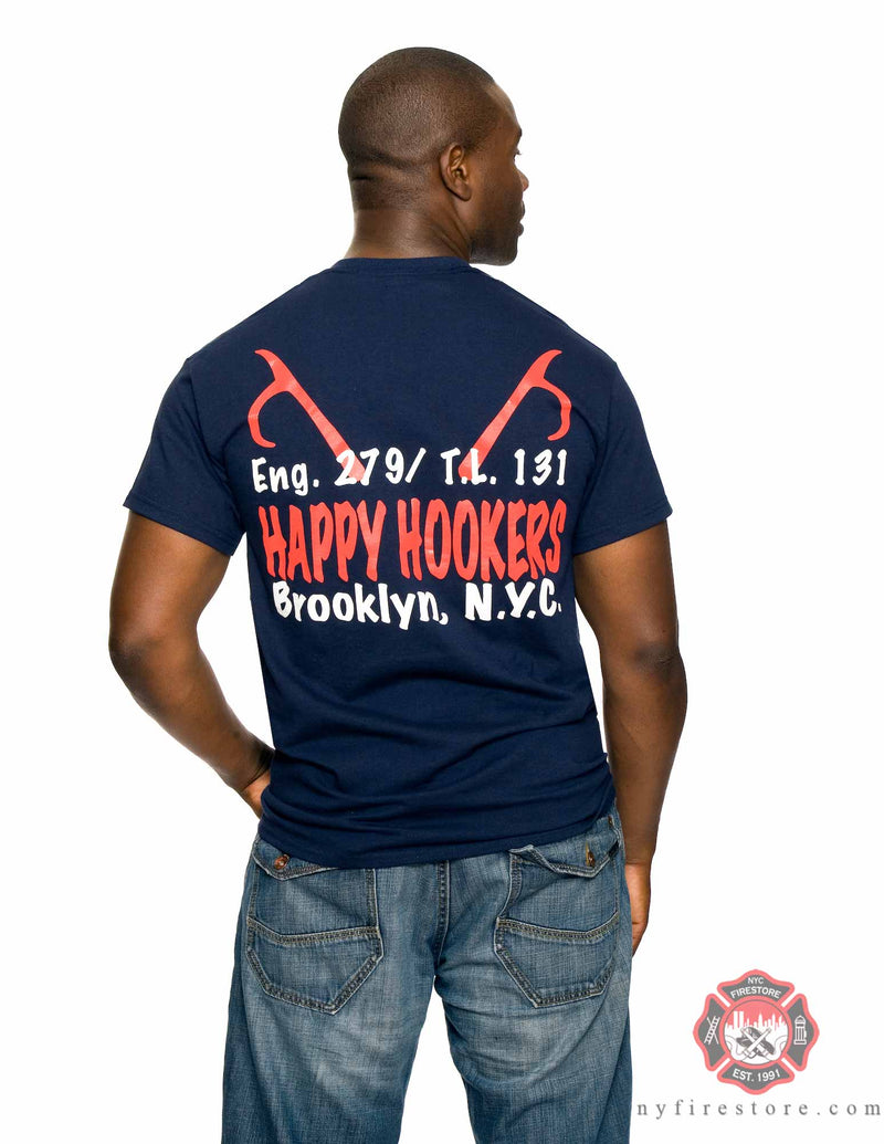 FDNY Engine 279 / Tower Ladder 131 Happy Hookers Tee Shirt
