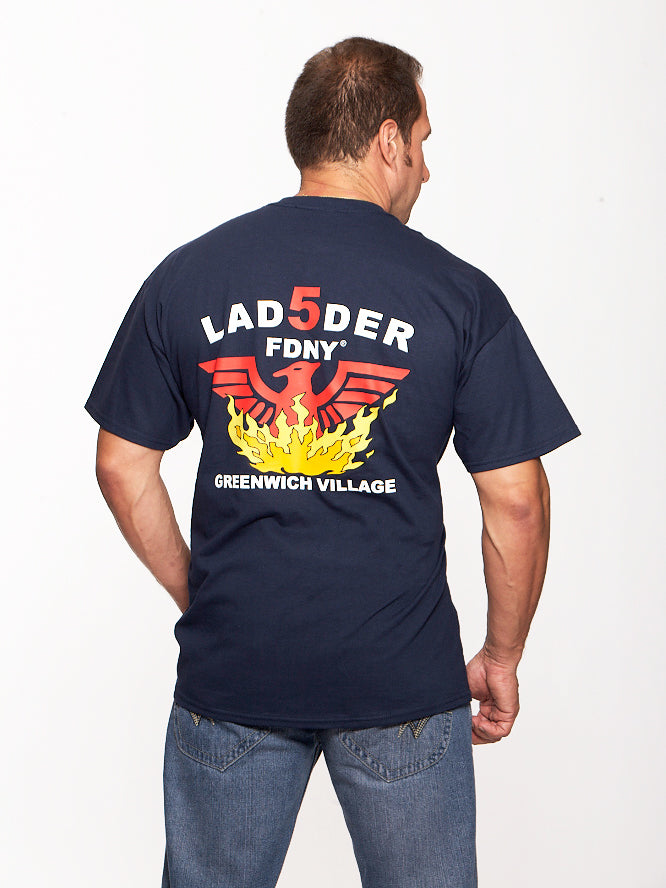 FDNY Ladder 5 The Phoenix Greenwich Village Tee Shirt