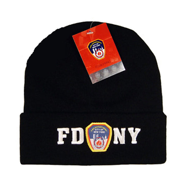 FDNY Navy Acrylic Ski-Cap
