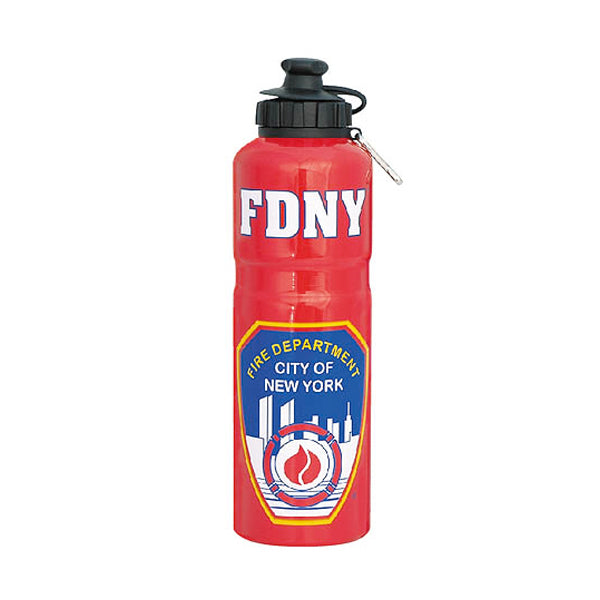 FDNY Red Water Bottle